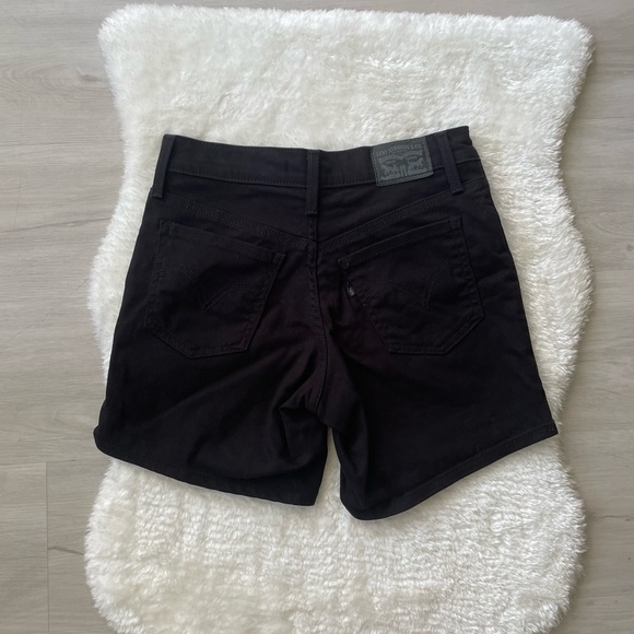 Levi’s Black Denim Shorts - Picture 3 of 6